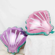 Pink & Purple Seashell Foil Balloons – 2 Pack | Ellie’s Party Supply