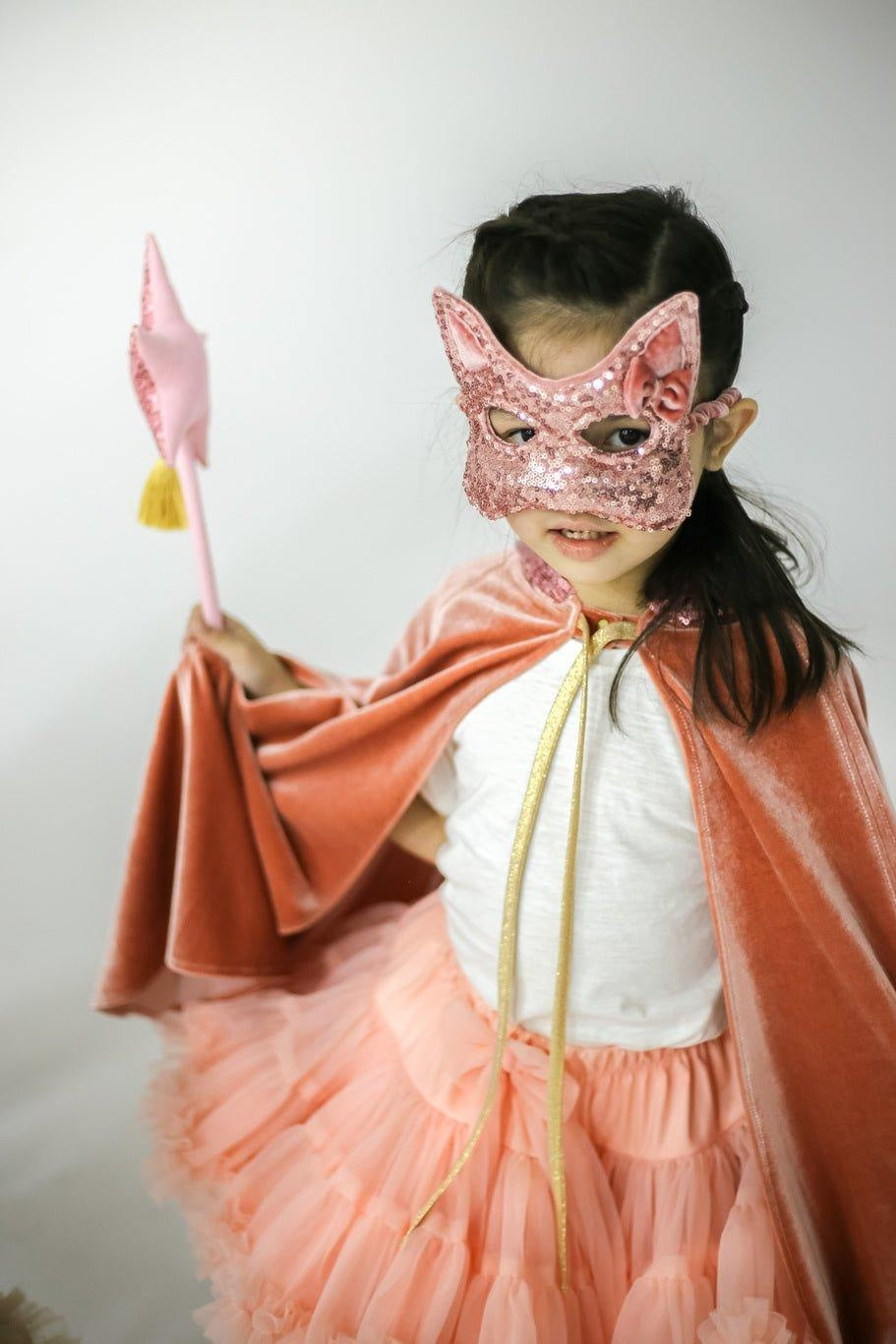 Pink Sequins - Cat Mask