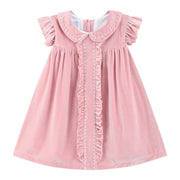 Pink Velvet Holiday Dress