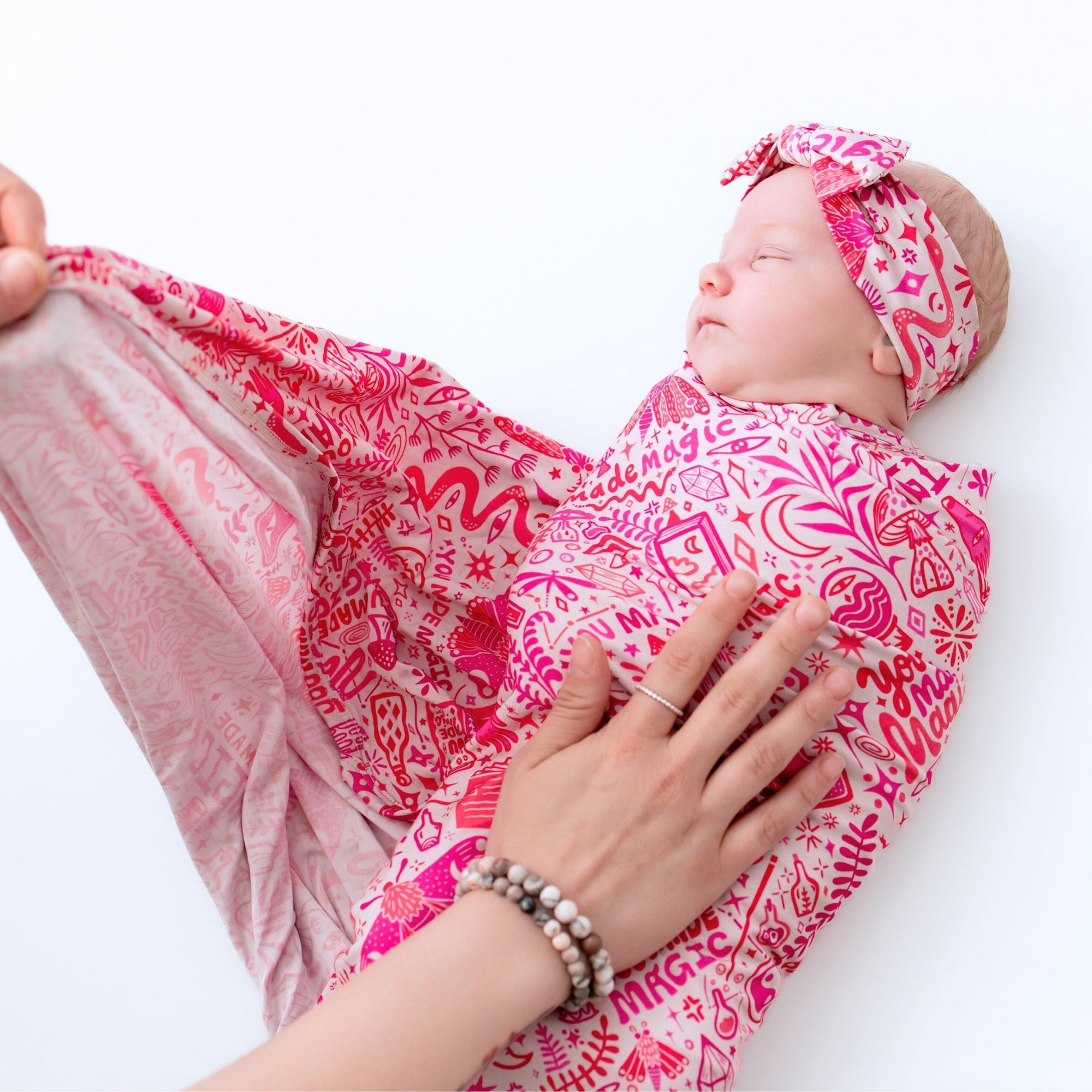 The Forever Swaddle Blanket | Mystic Mama (pink)