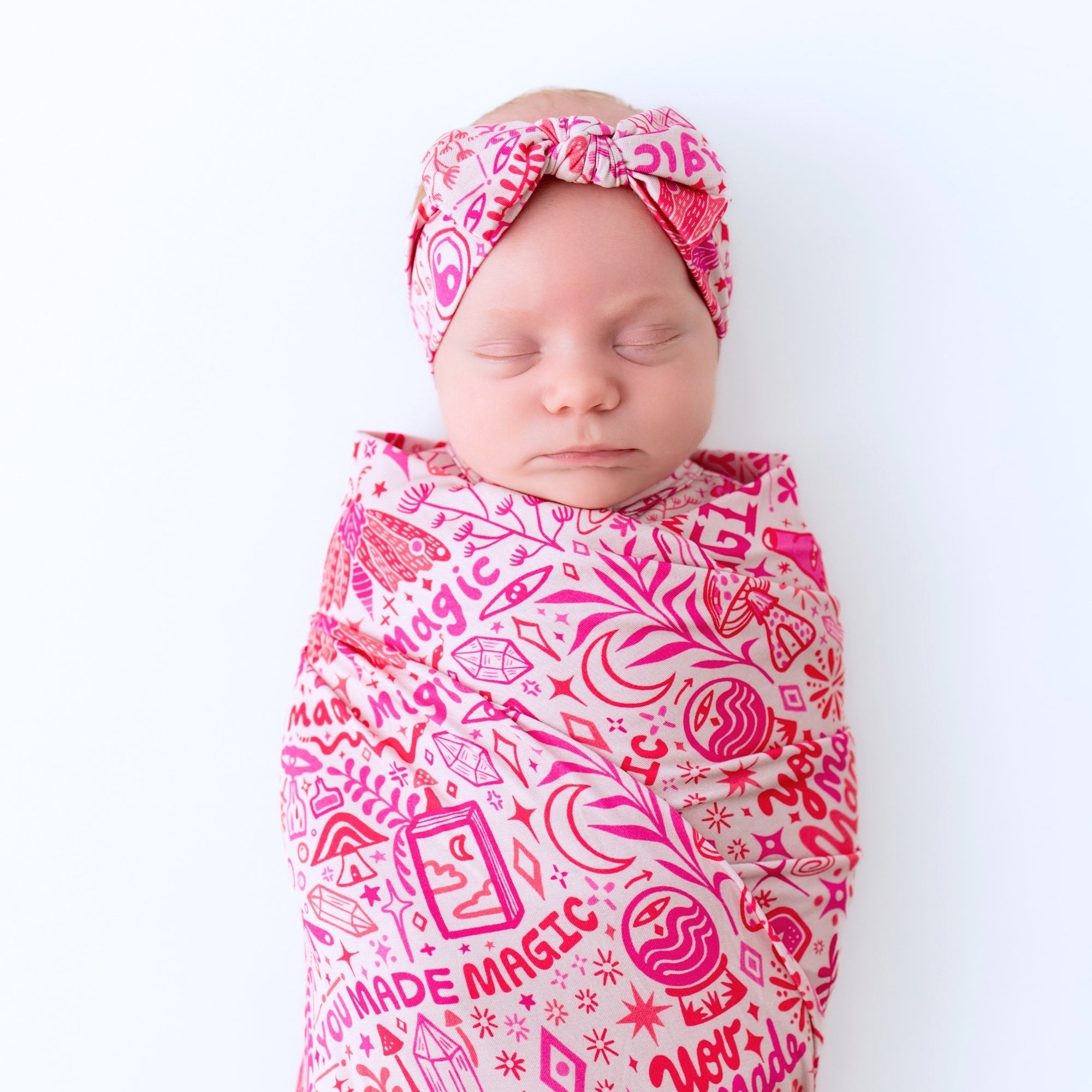 The Forever Swaddle Blanket | Mystic Mama (pink)