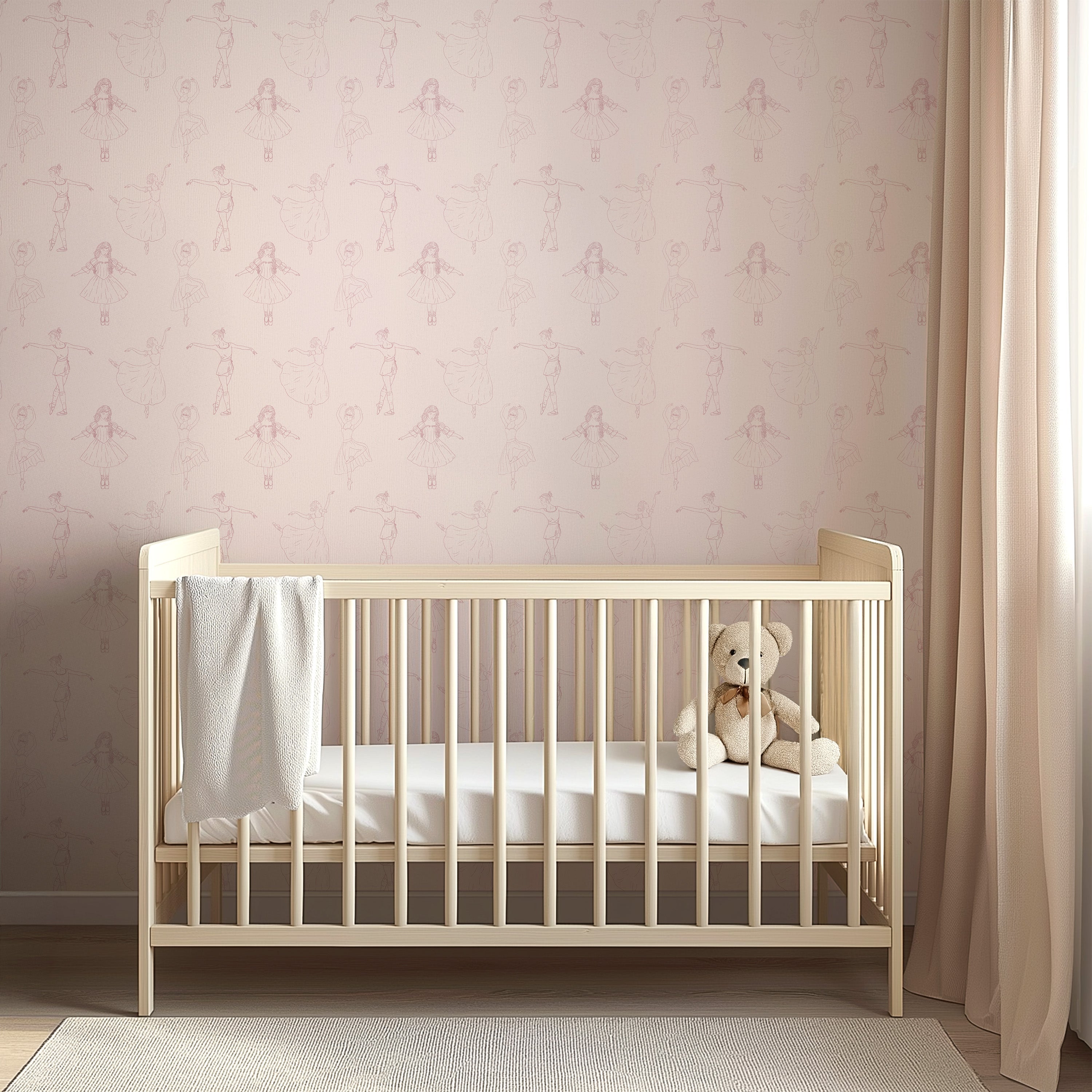 Arabella Wallpaper By Painted Hawk Design