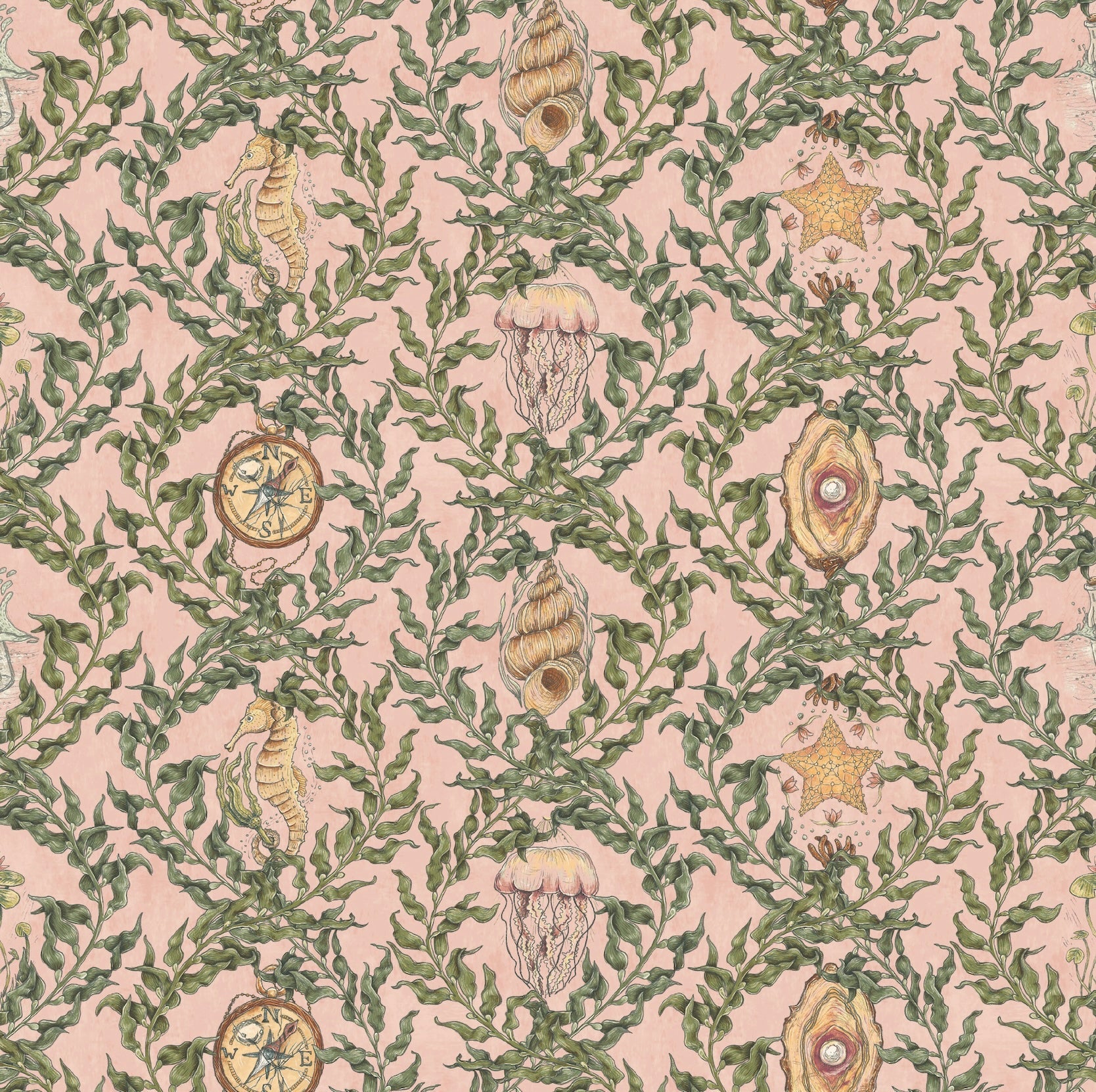 Perla Wallpaper By Naturally Antique