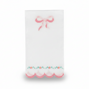 Pink Bow Coquette Luncheon Napkins (set Of 16)