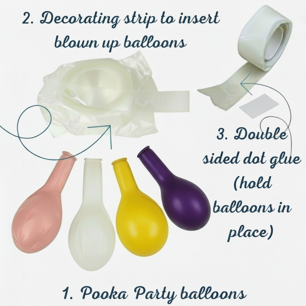 Mint, Pastel Pink And Purple Balloon Garland Kit