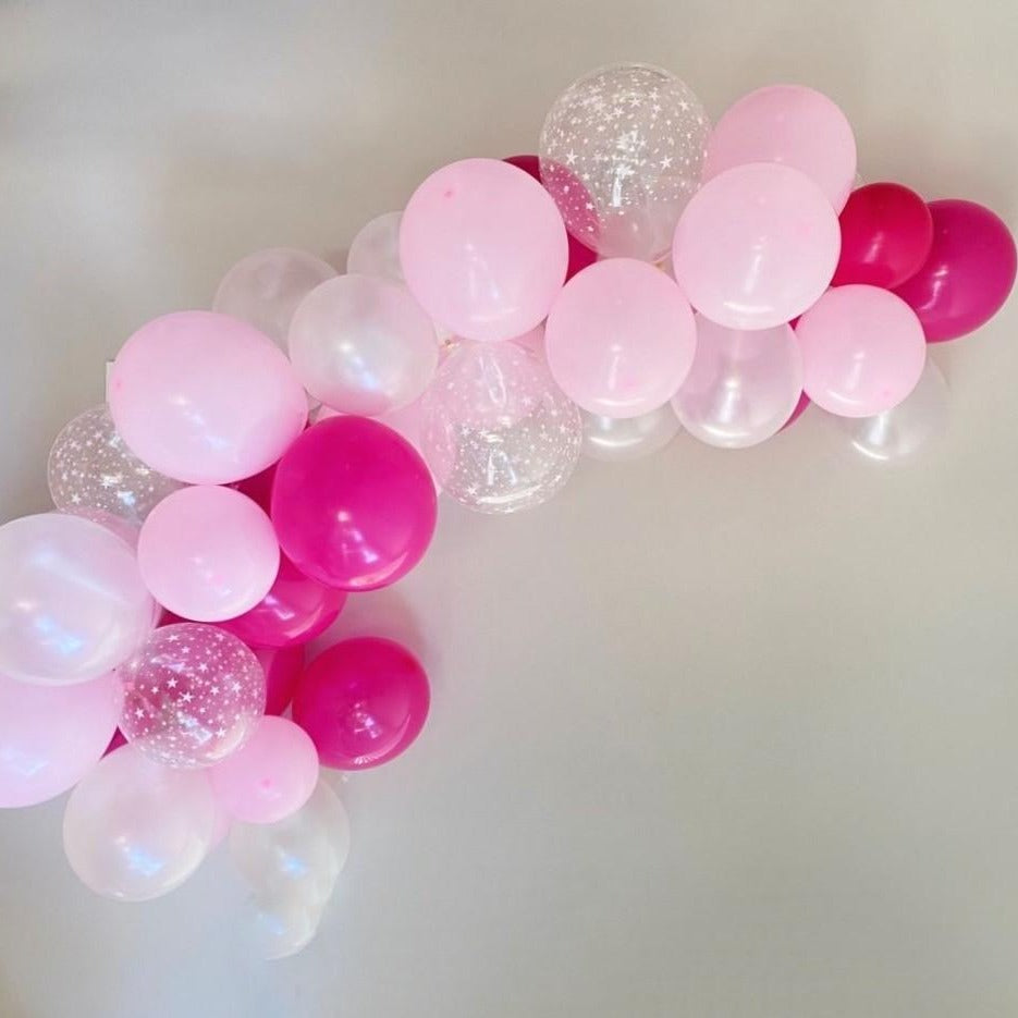 Pink Blend & Stars Balloon Garland Kit