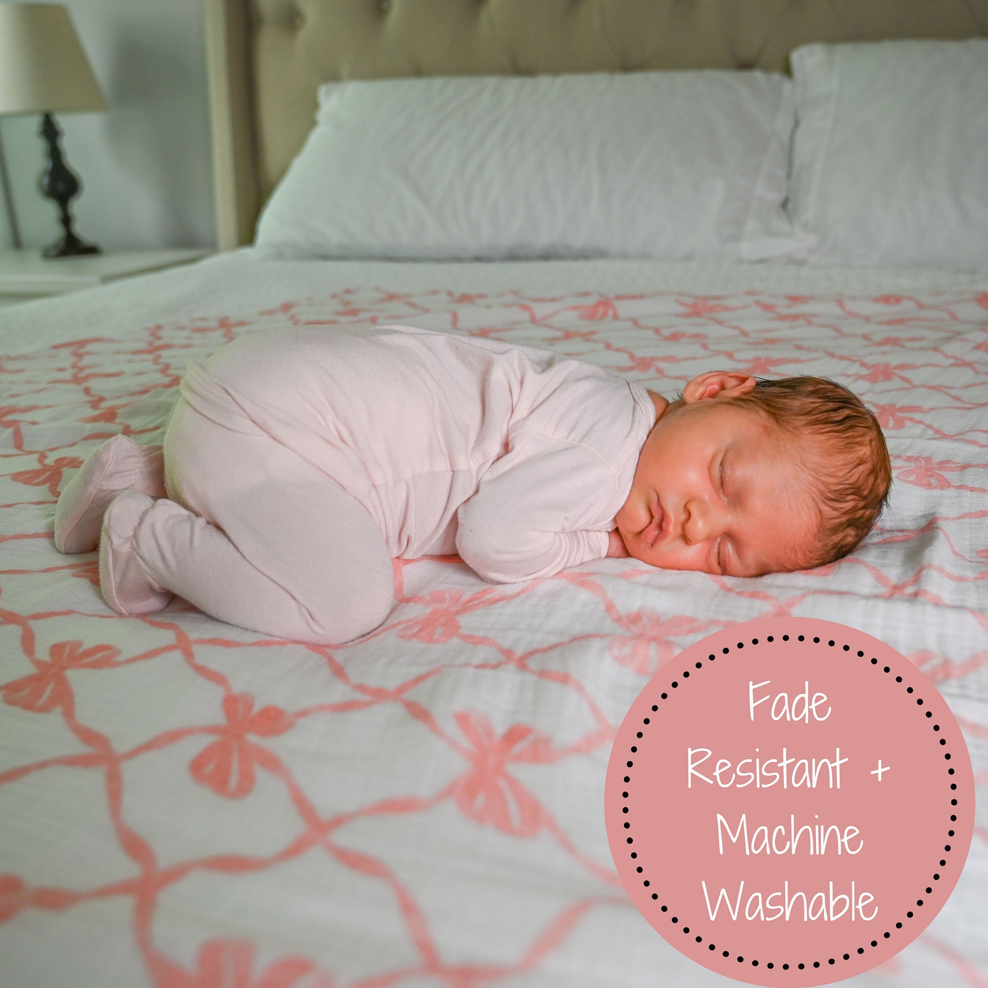 Beautiful Bows Swaddle Blanket