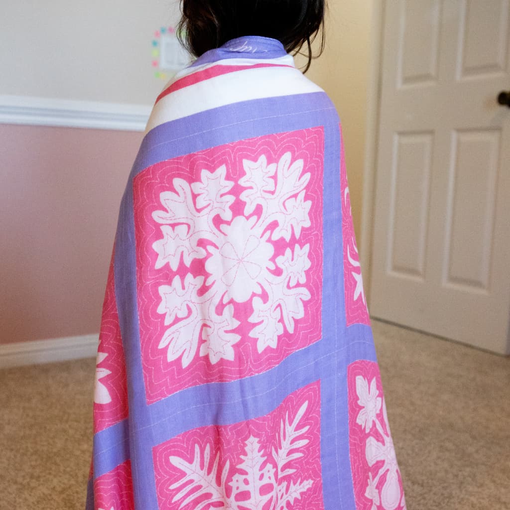 Napuanani In Lokelani Baby Quilt