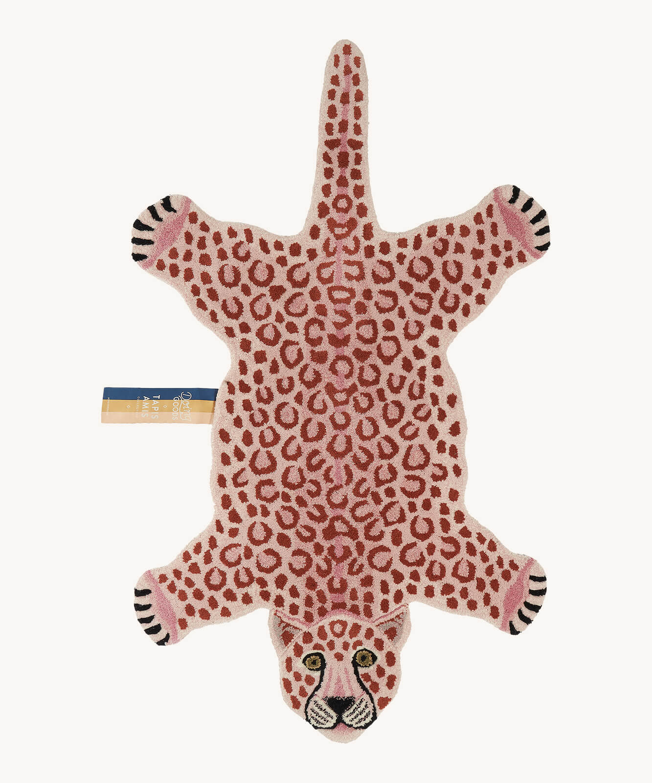 Pinky Leopard Rug Large