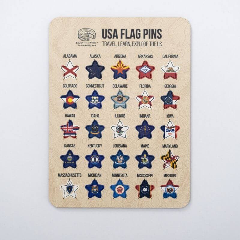 Us Flag Sticky Pins