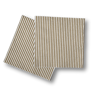Pinstripe Gold Matte Large Napkin (set Of 16)