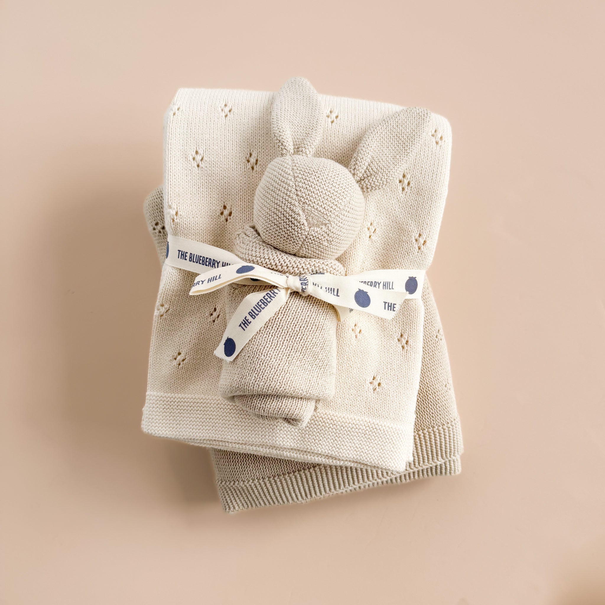 Organic Cotton Bunny Lovey, Birch