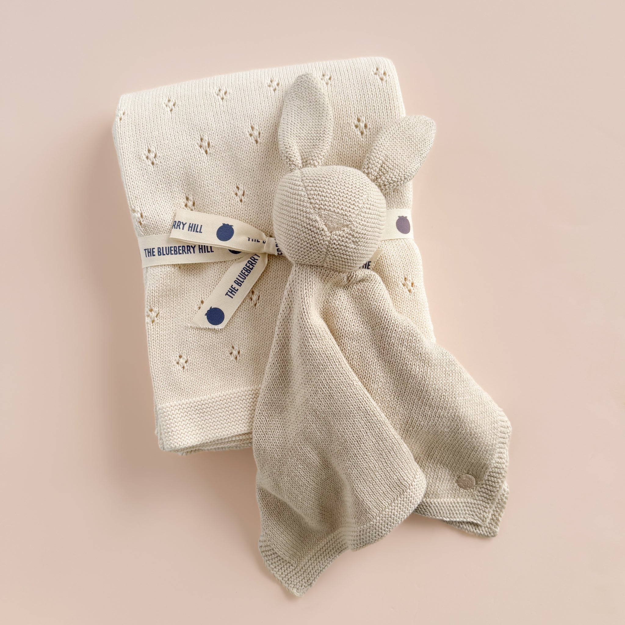 Organic Cotton Bunny Lovey, Birch