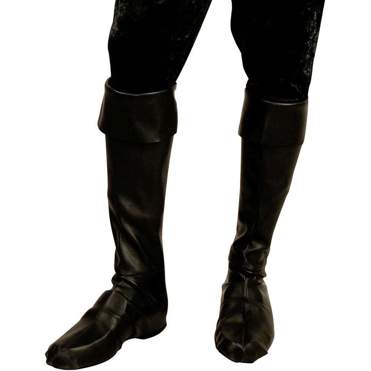 Boy's Black Pirate Boot Covers Size: Sm/bk