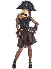 Women's Dark Pirate Princess Halloween Costume (junior Sizes)