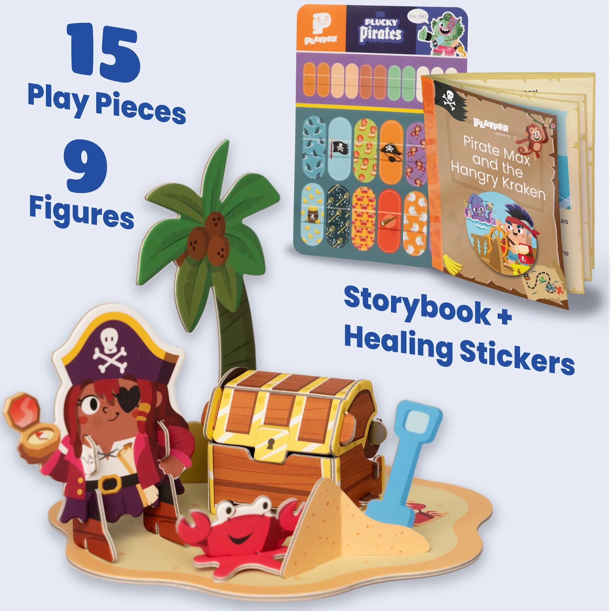 Banana-rama Pirate Ship: Plucky Pirates Buildable Playset