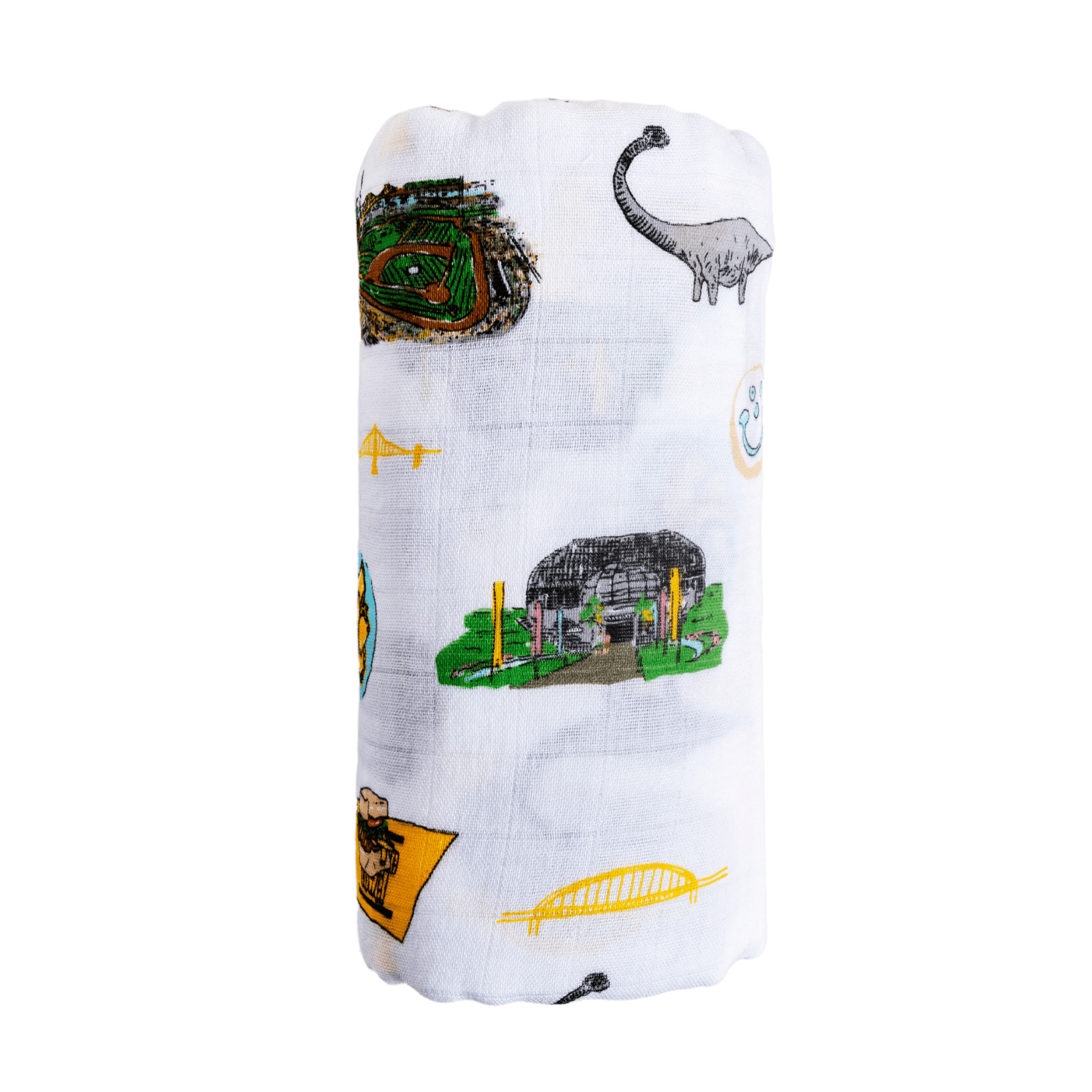 Pittsburgh Newborn Gift Bundle: Swaddle, Bib & Onesie