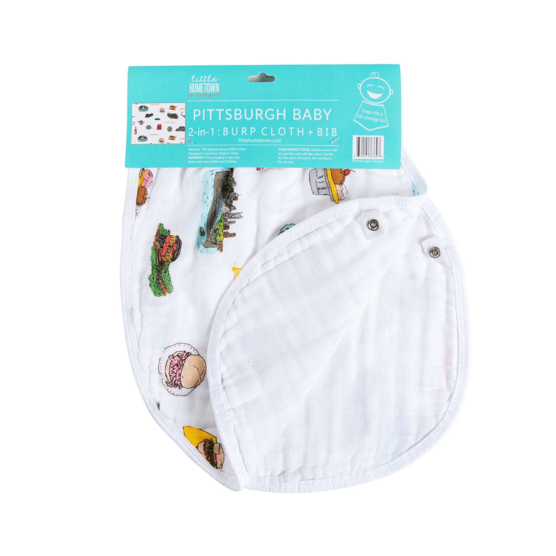 Pittsburgh Baby (on Pointe) Gift Bundle Extra Large Bamboo Cotton