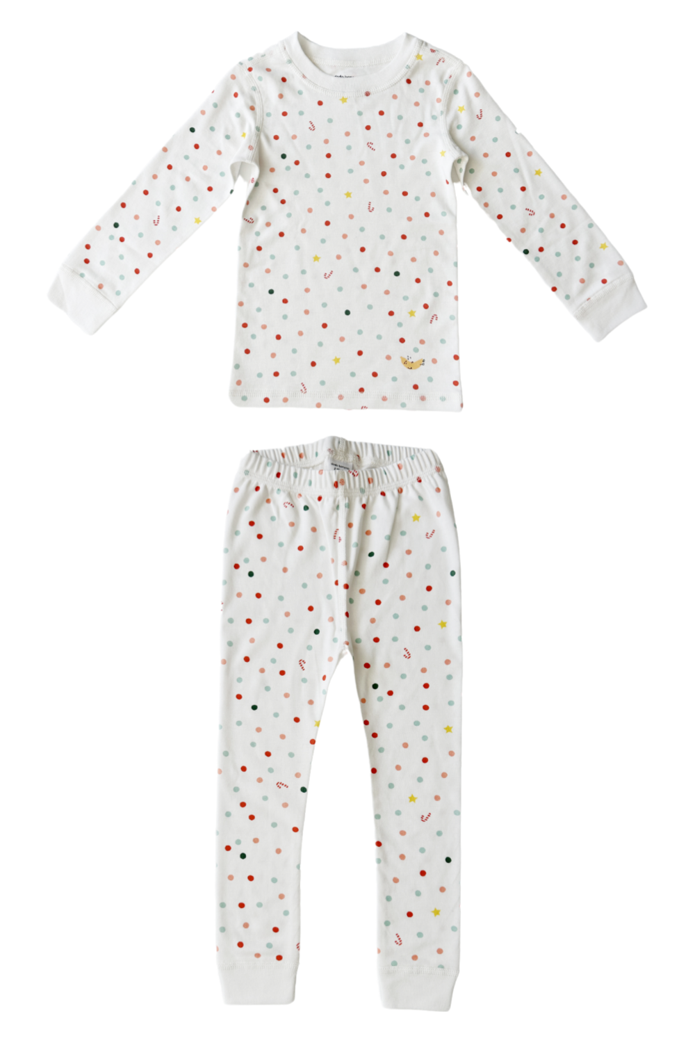 Decorate The Tree! Print Organic Pima Cotton Kids Pajama Set