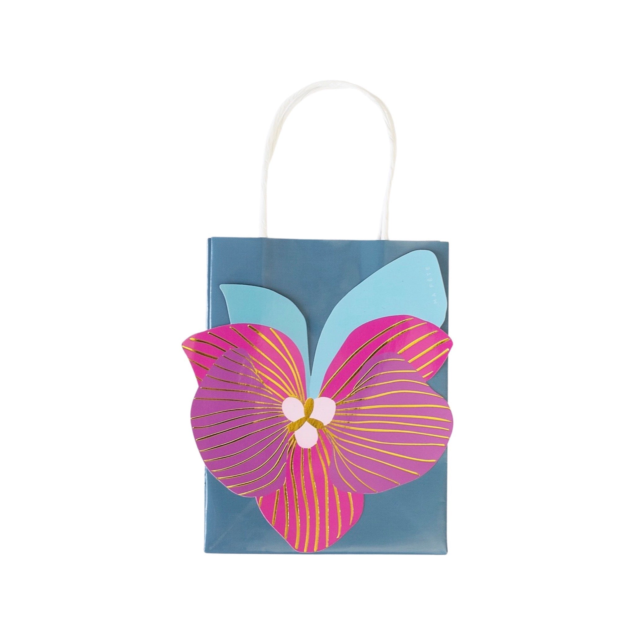 Tropical Orchid Gift Bag, (4)