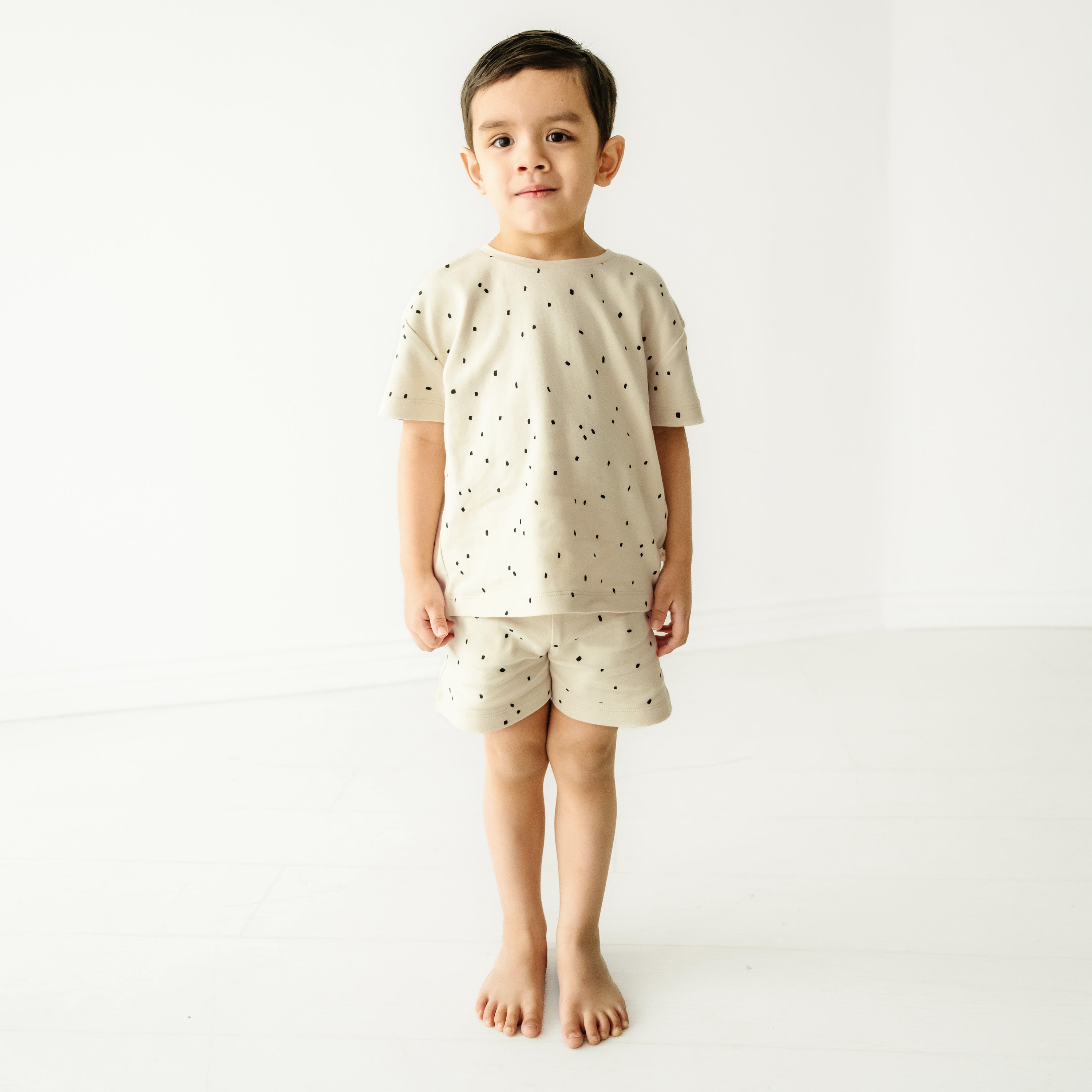 Organic Tee And Shorts Set - Pixie Dots