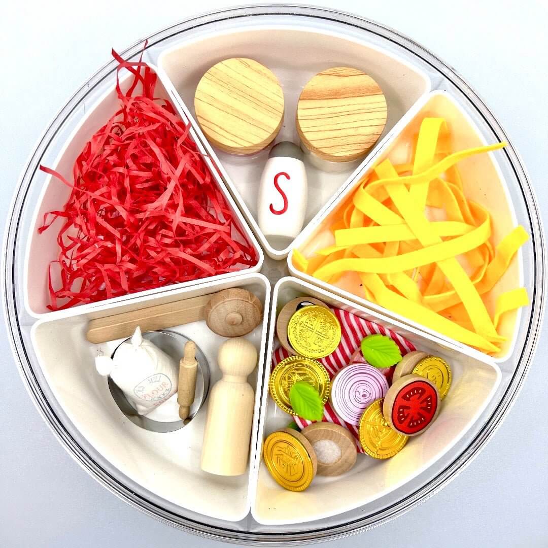 Pizza Parlor, Pizzeria Play Set With Playdough