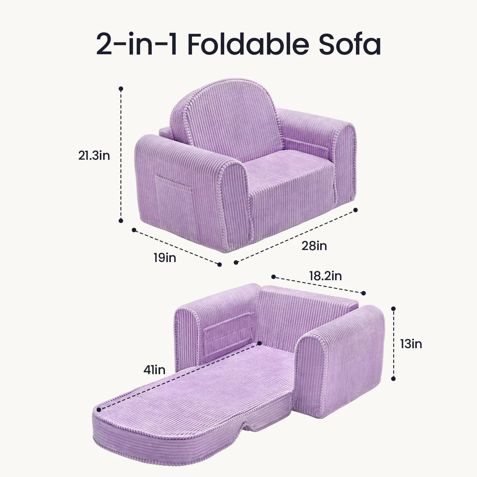 ® Gentlesnug Corduroy Kid Chair