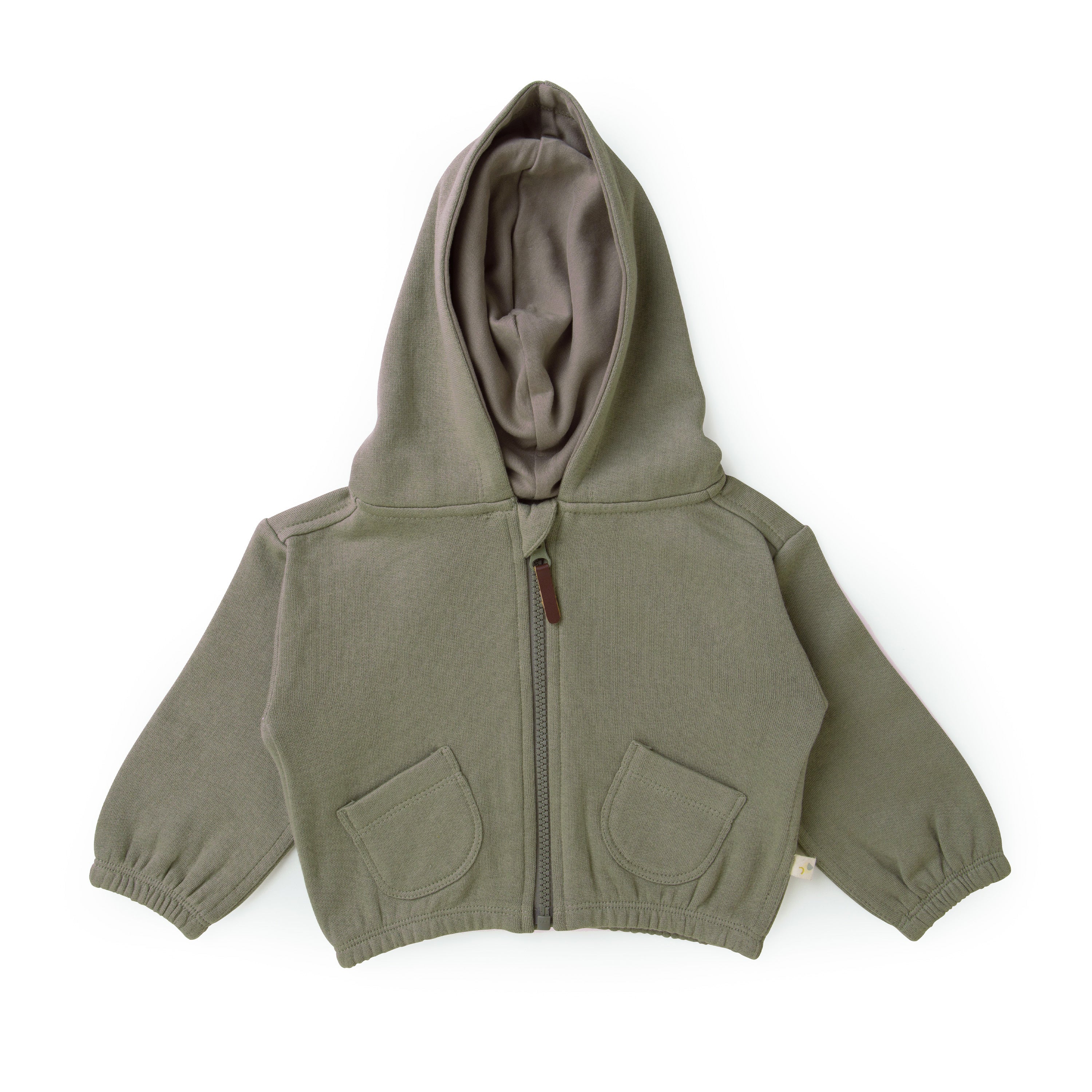 Organic Hooded Jacket - Olive