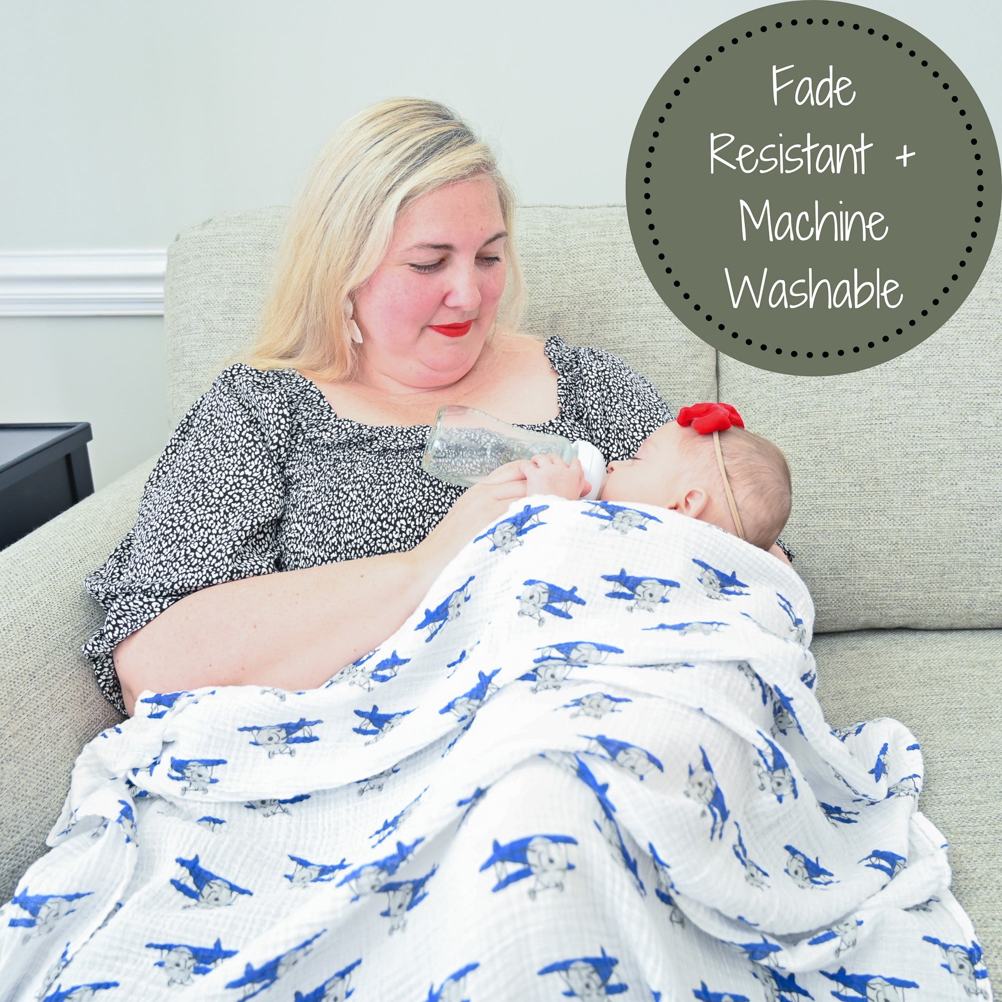 Up, Up, Up And Away Swaddle Blanket