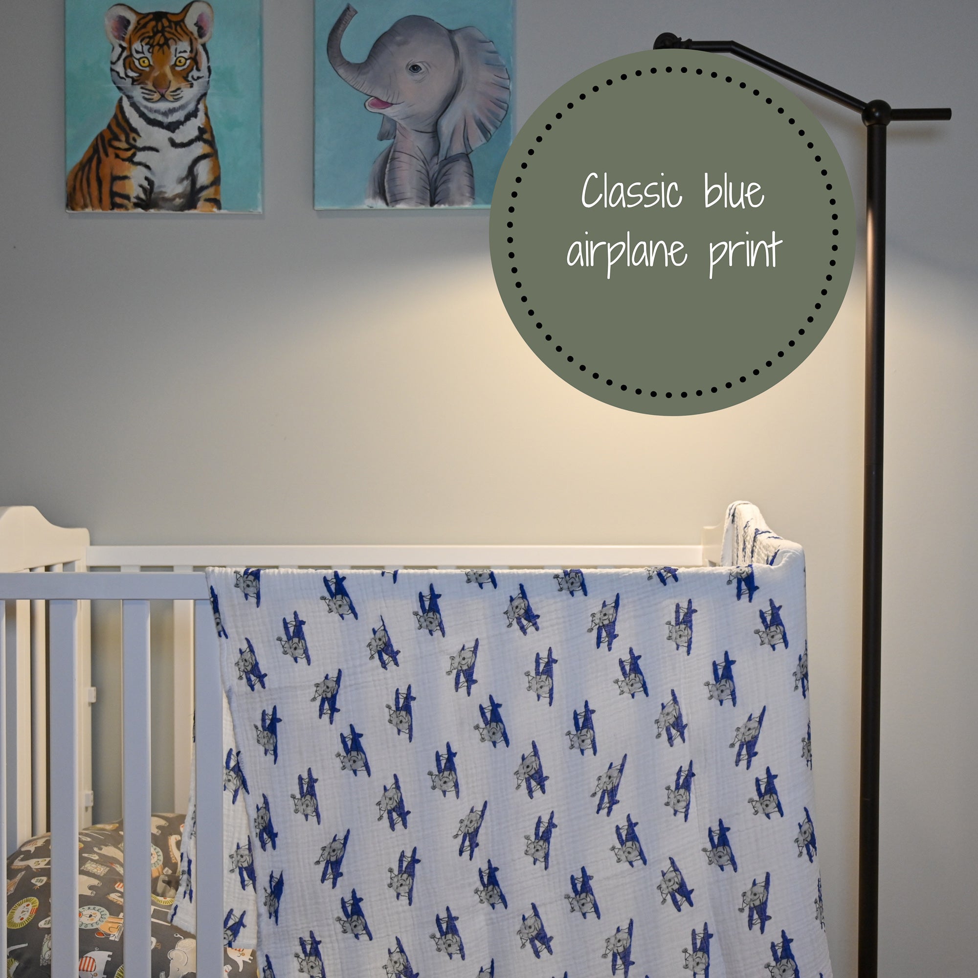 Up, Up, Up And Away Swaddle Blanket