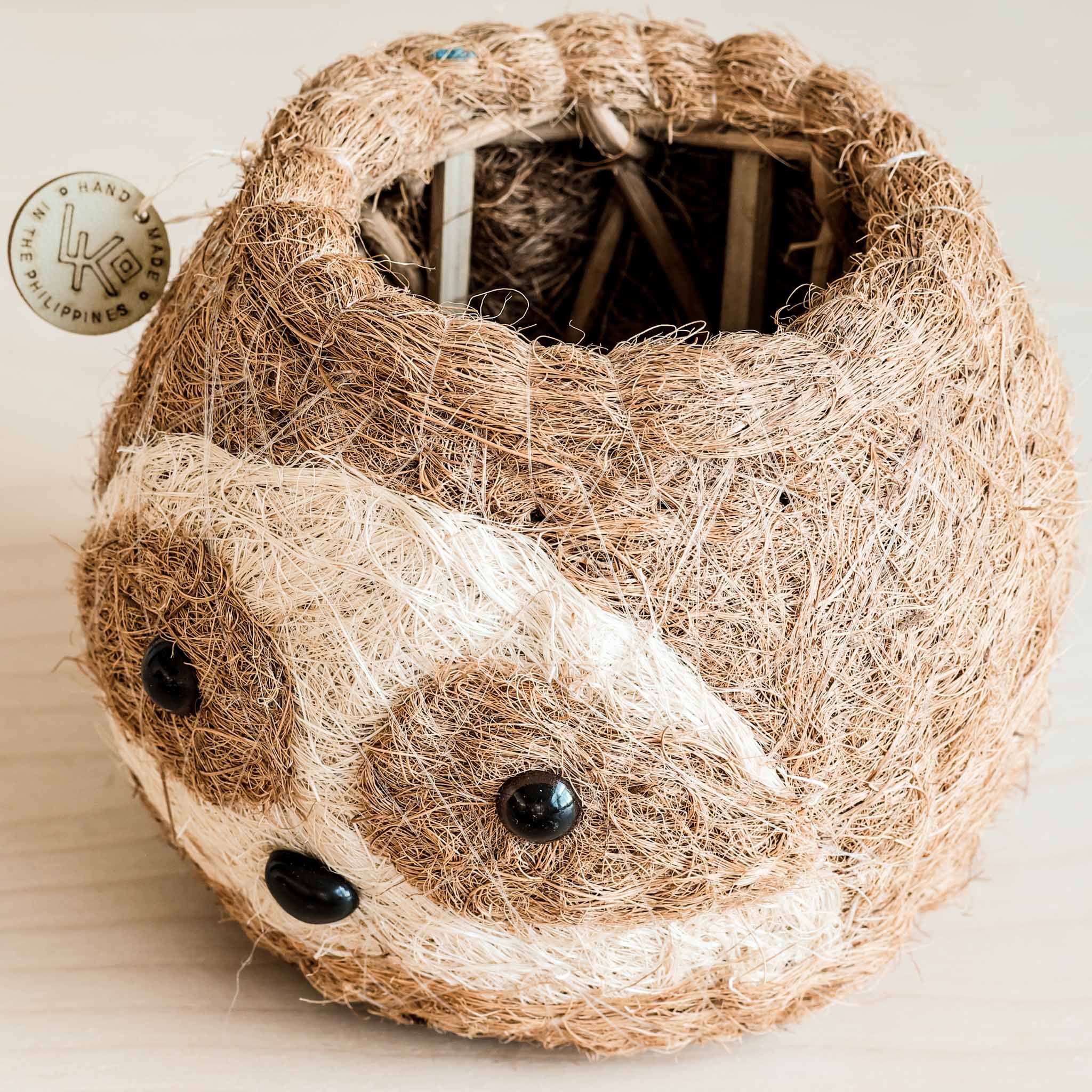 Two-tone Sloth Coco Coir Planter - Handmade Planters | Likhâ