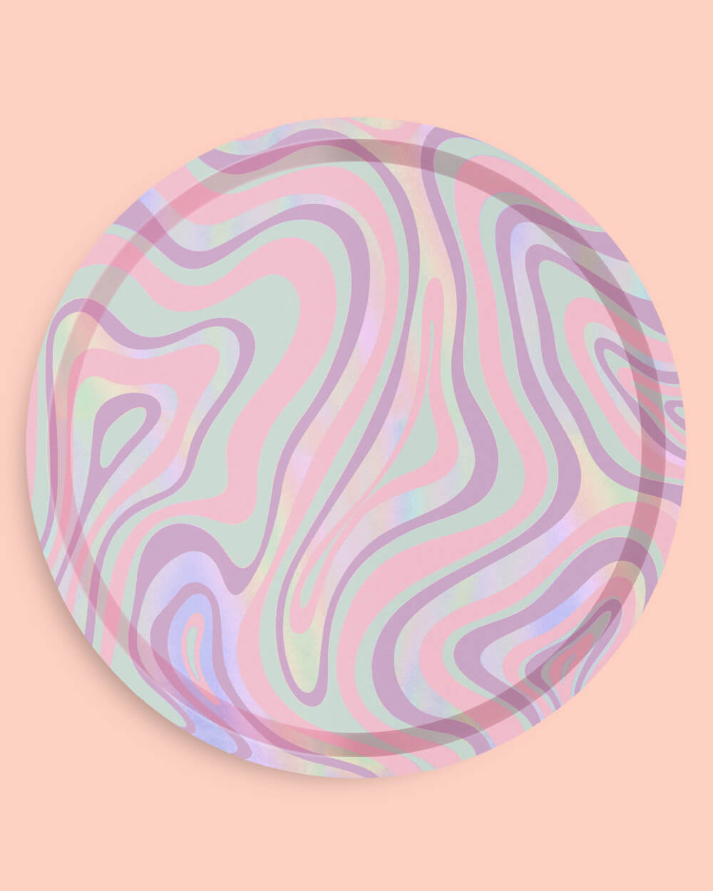 Space Girl Plates - 25 Foil Paper Plates