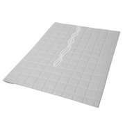 Embroidered Coverlet - Platinum Pearl Ropes