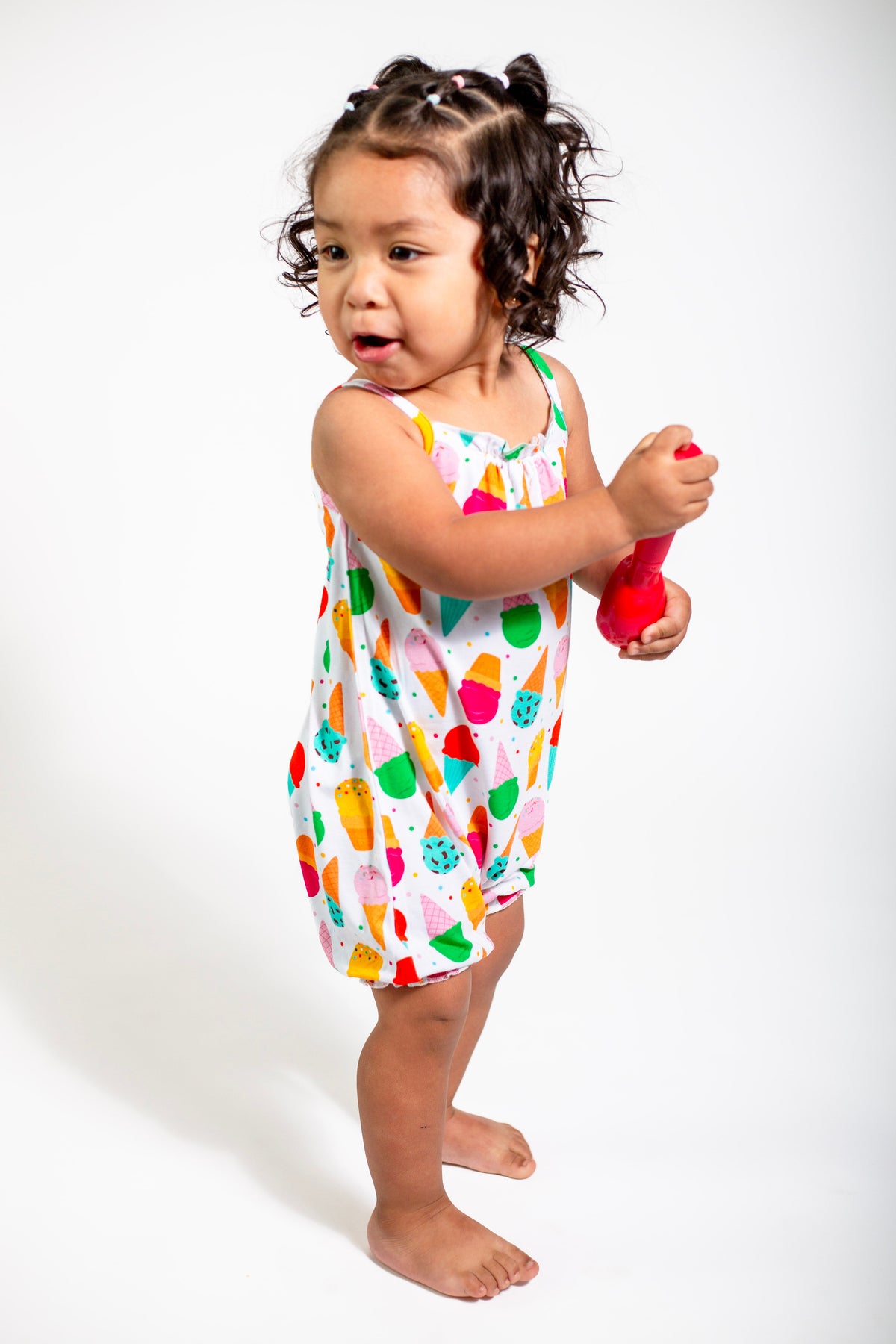 My First Ice Cream Cone Bamboo Bubble Onesie | Baby Summer Outfit