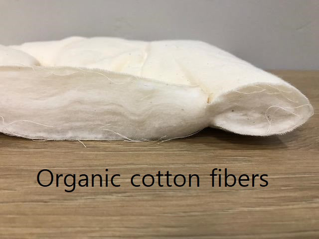 Organic Cotton Play Mat/quilted Blanket - Solid Gray/love Hazelnut Reversible