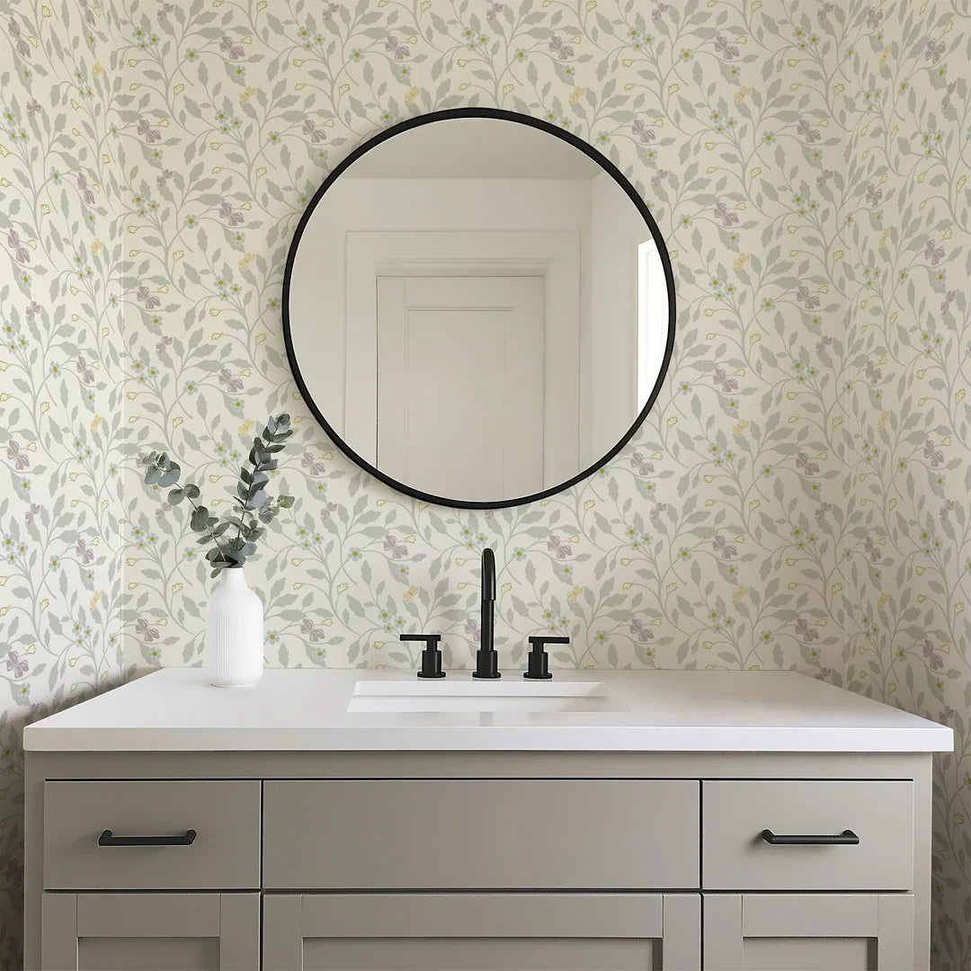Noa Wallpaper By Linen And Paper Design