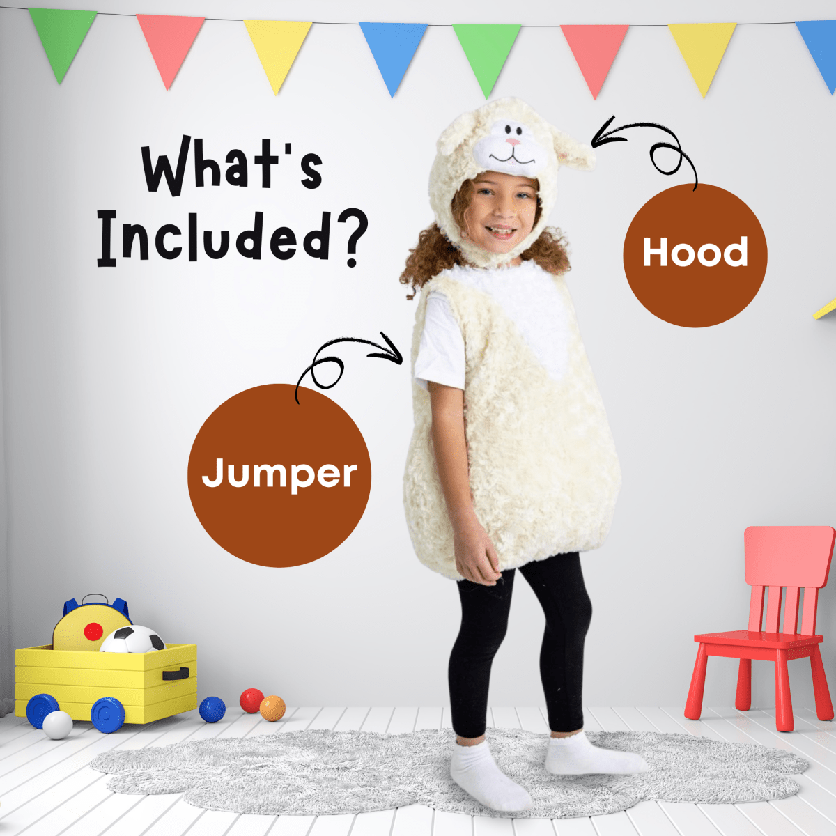 Plush Lamb Costume - Toddlers
