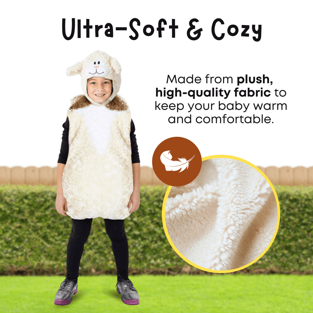 Plush Lamb Costume - Toddlers