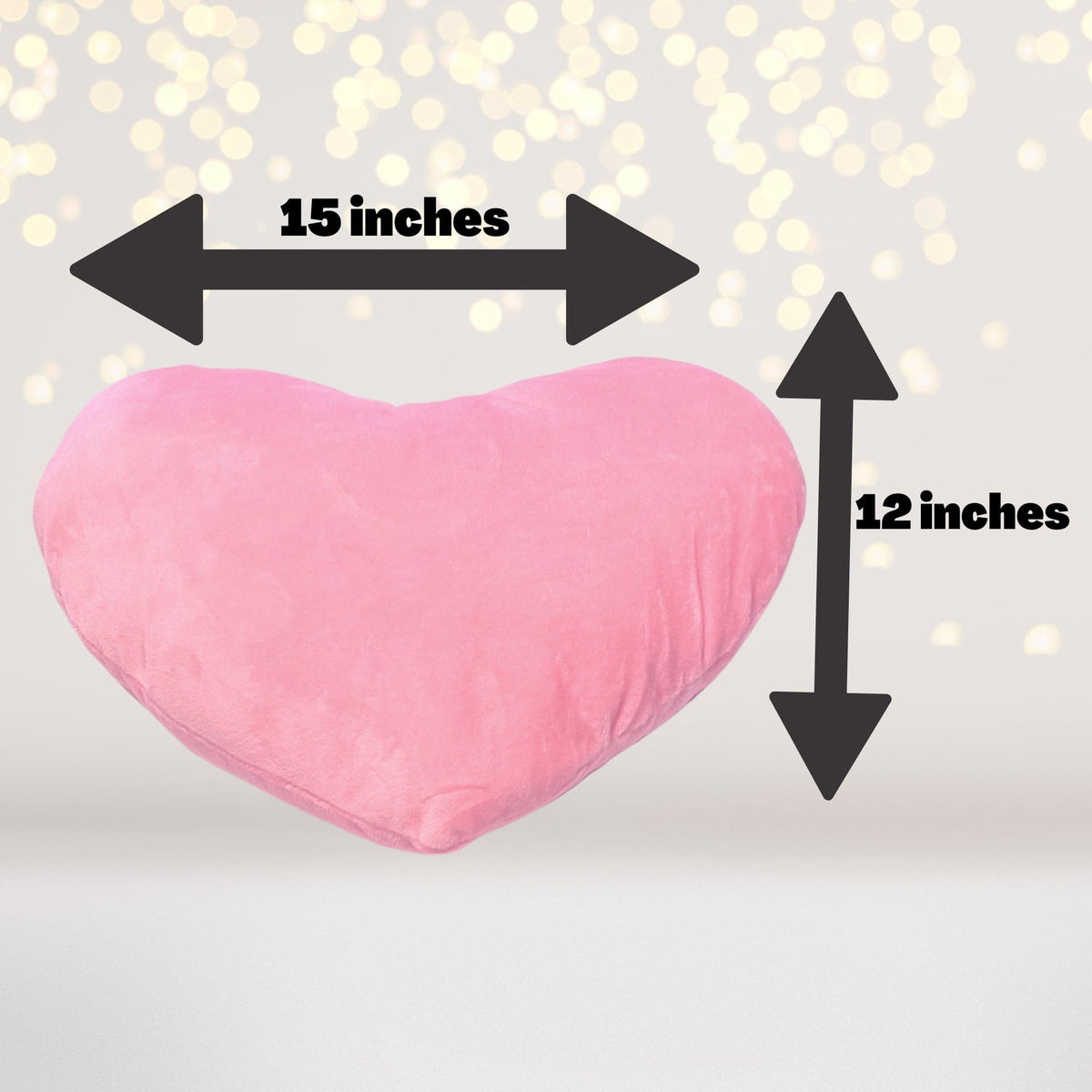 Plush Heart Pillow Throw Pillow For Sleepovers