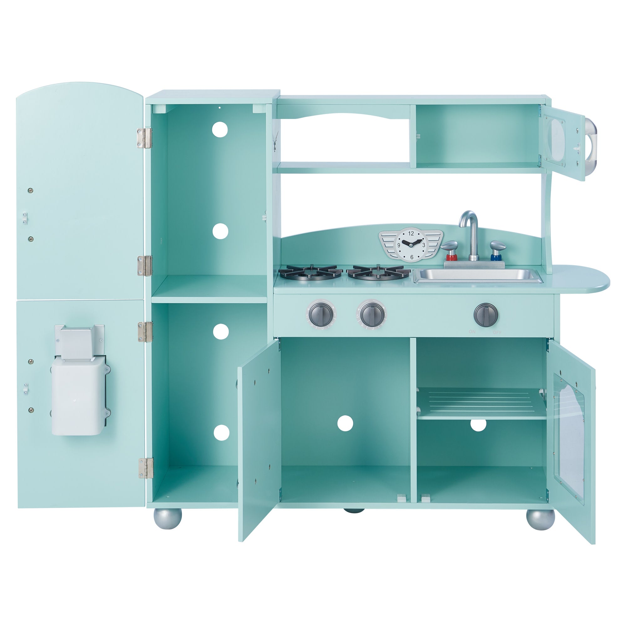 Little Chef Westchester Retro Kids Kitchen Playset, Mint