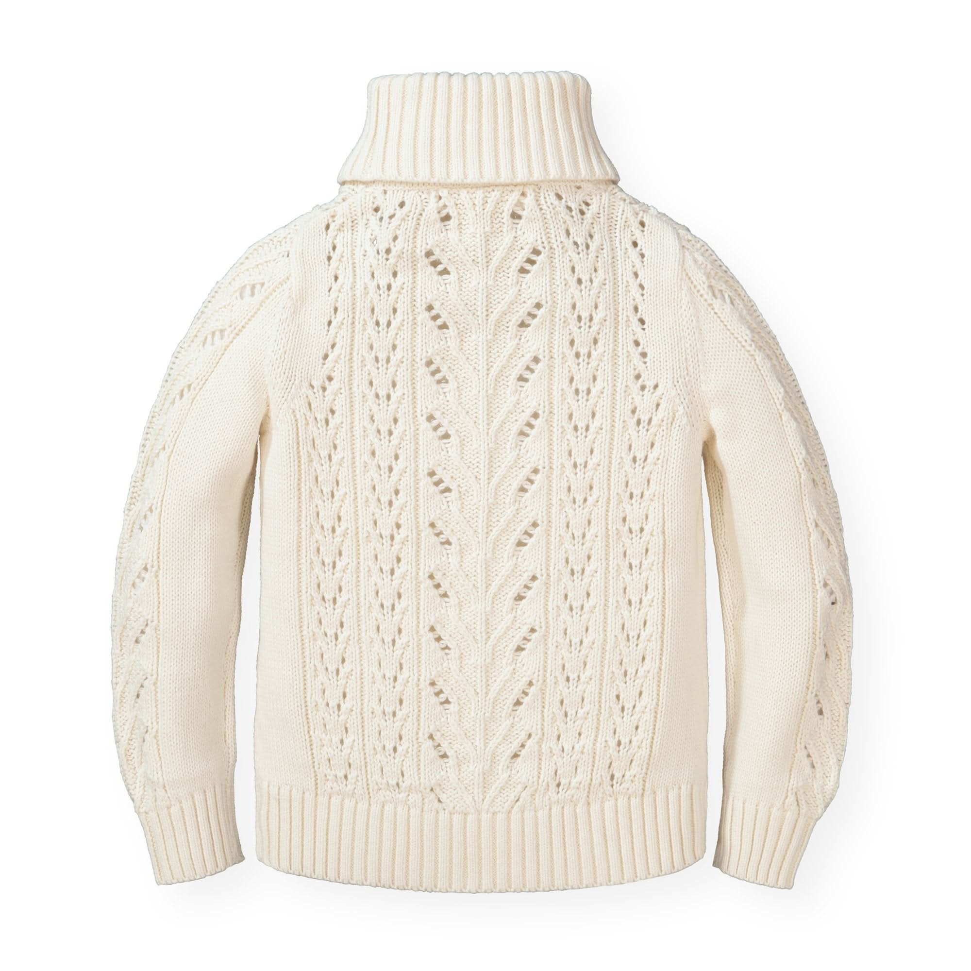 Pointelle Turtleneck Sweater