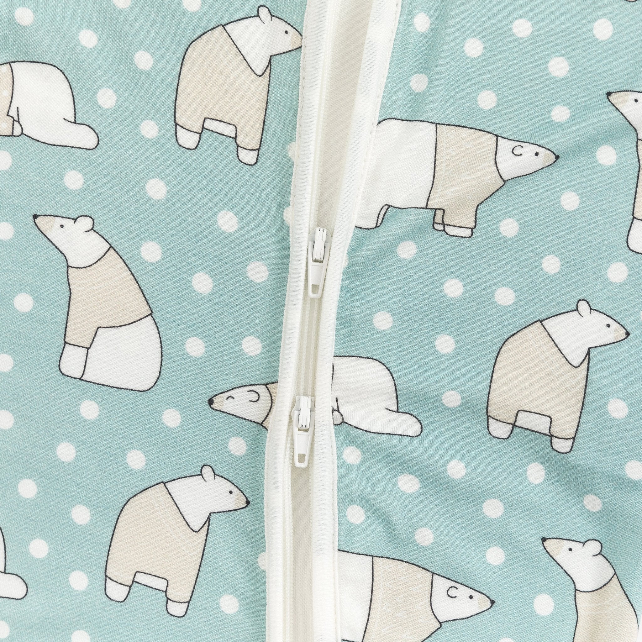 Polar Bears (convertible Zip Footies)