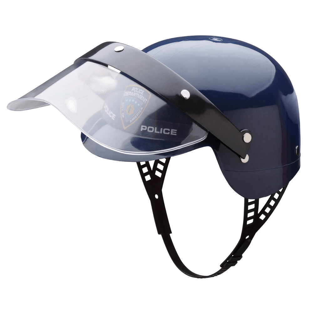 Police Helmet With Transparent Visor