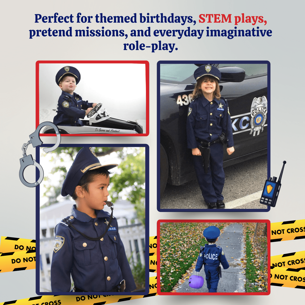 Police Officer Costume Set - Kids
