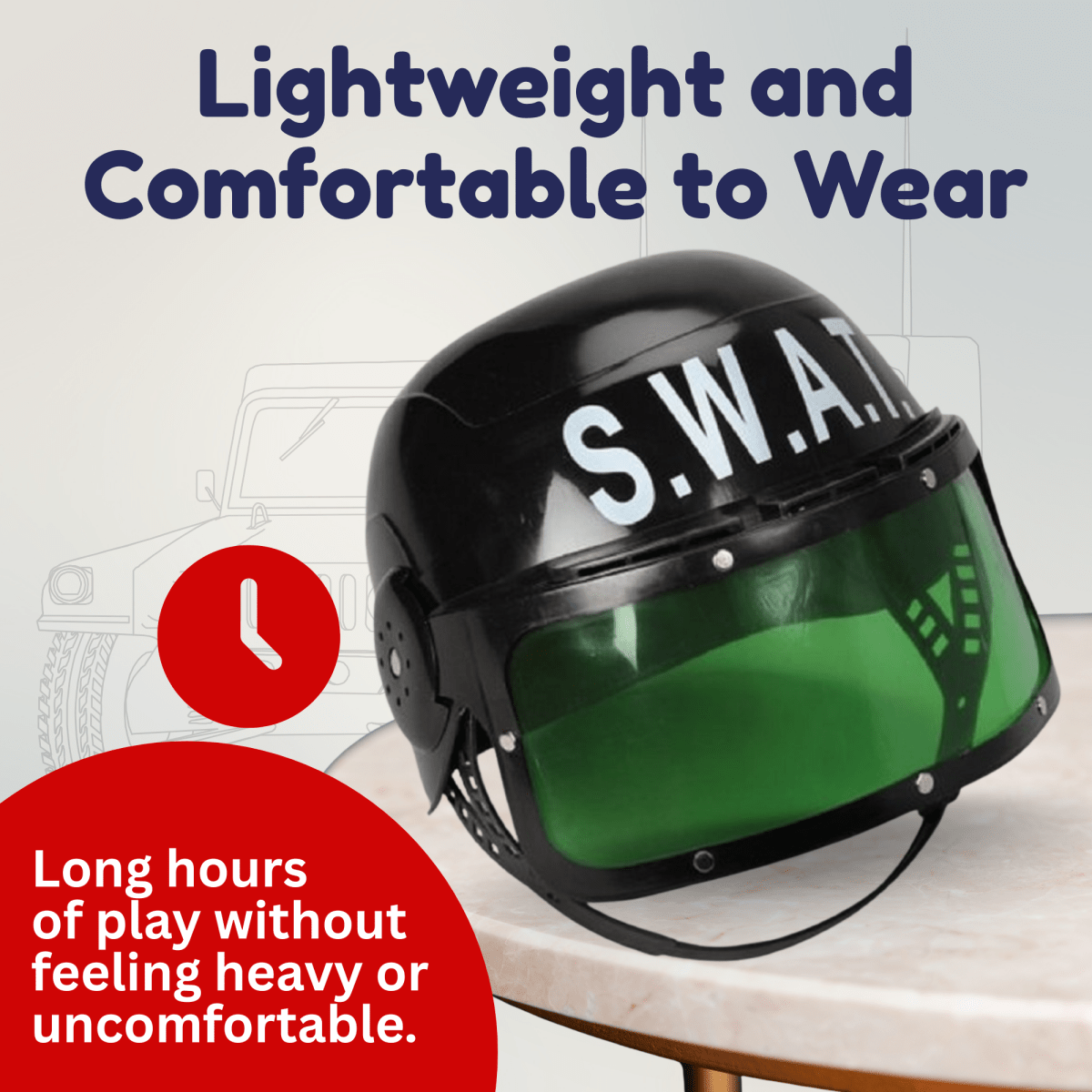 Police S.w.a.t. Helmet - Kids