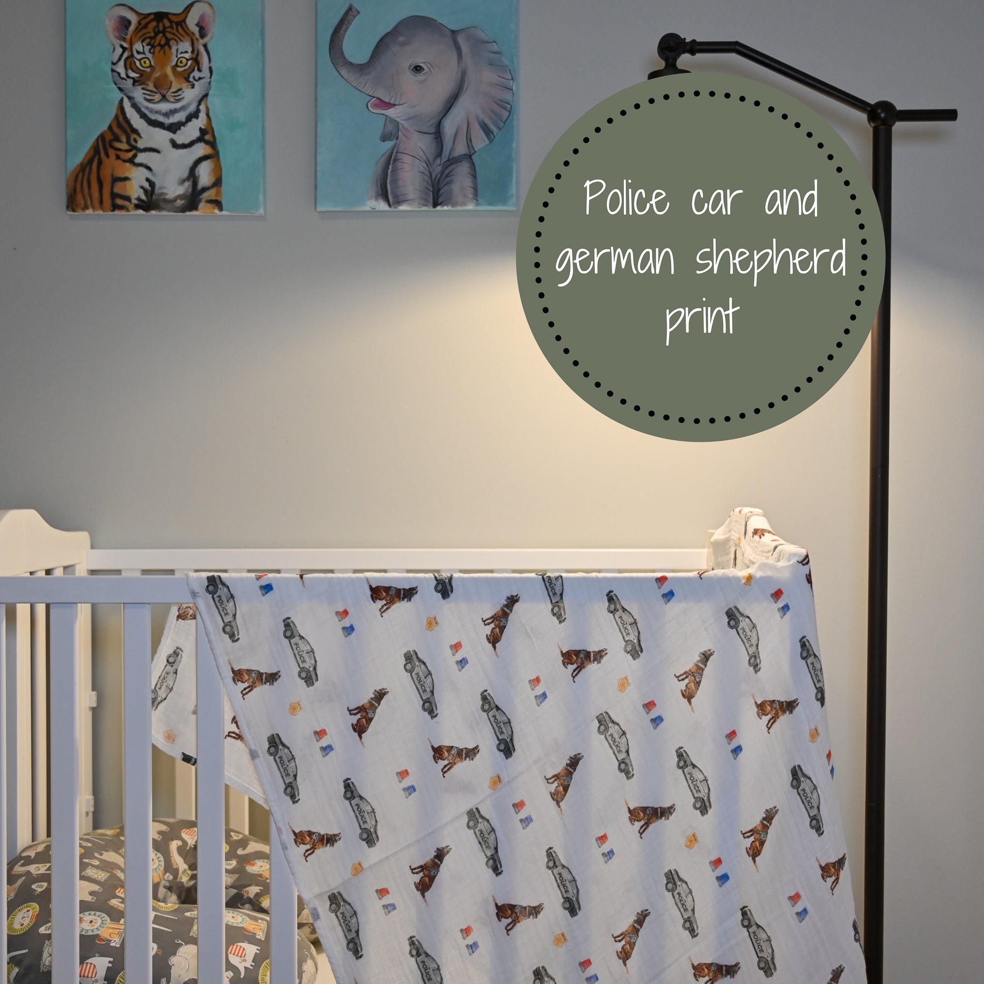 Policeman Swaddle Blanket