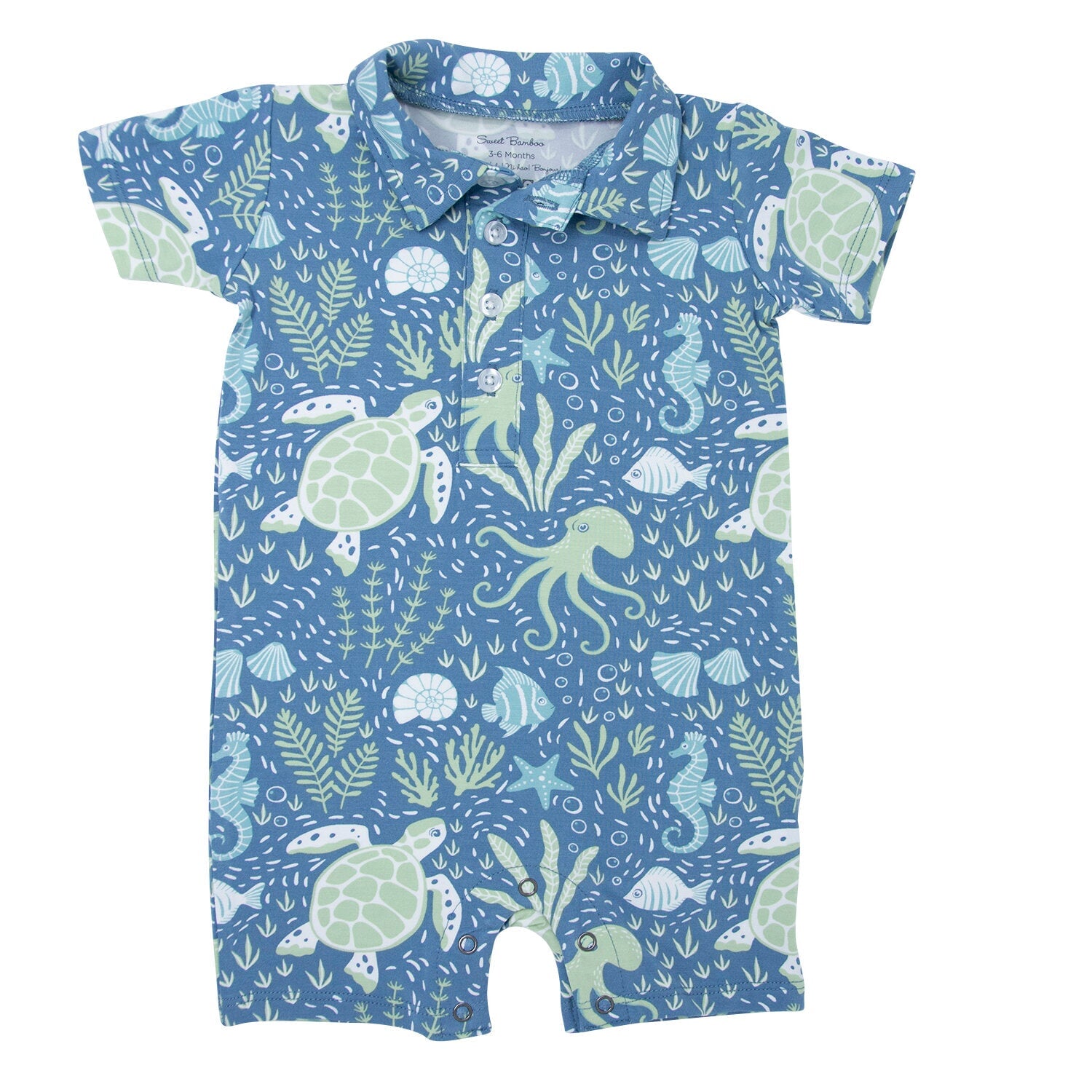 Polo Romper - Under The Sea