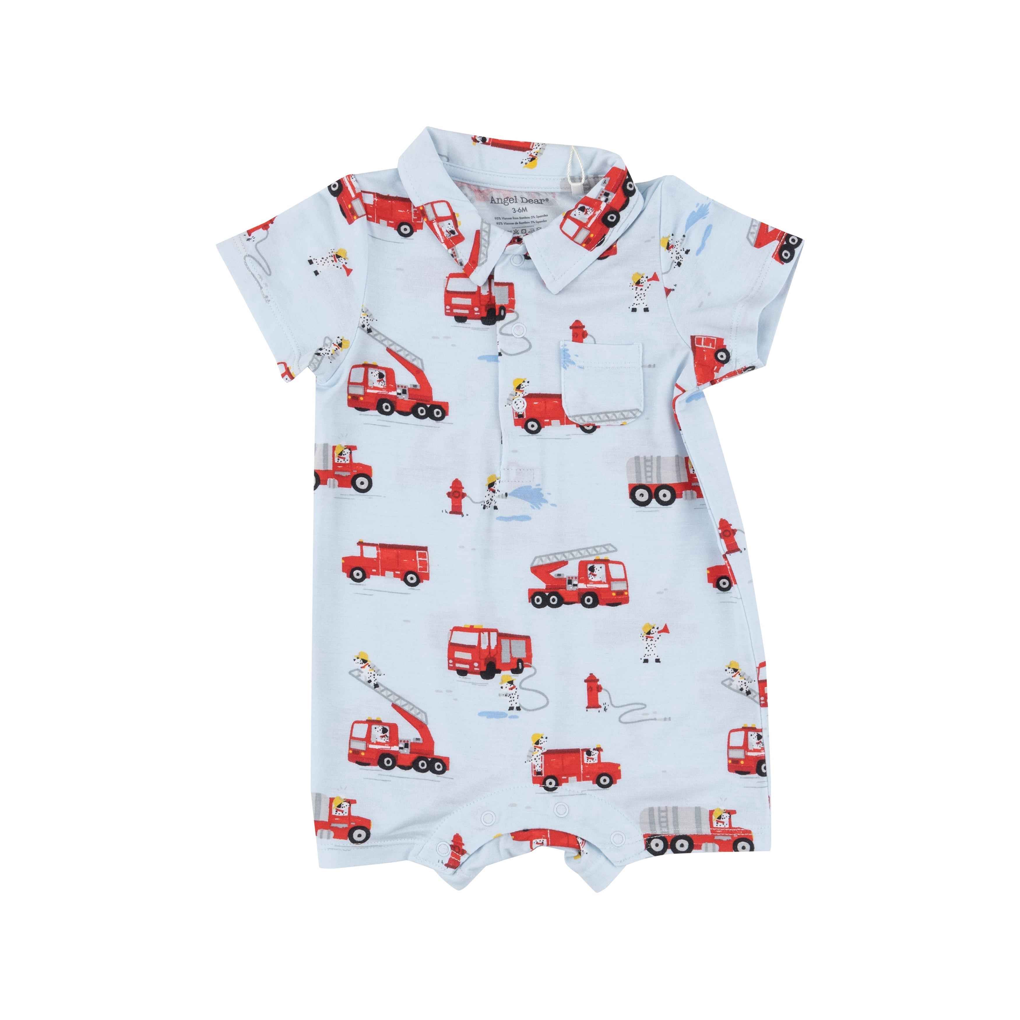 Polo Shortie - Firetruck Dalmations