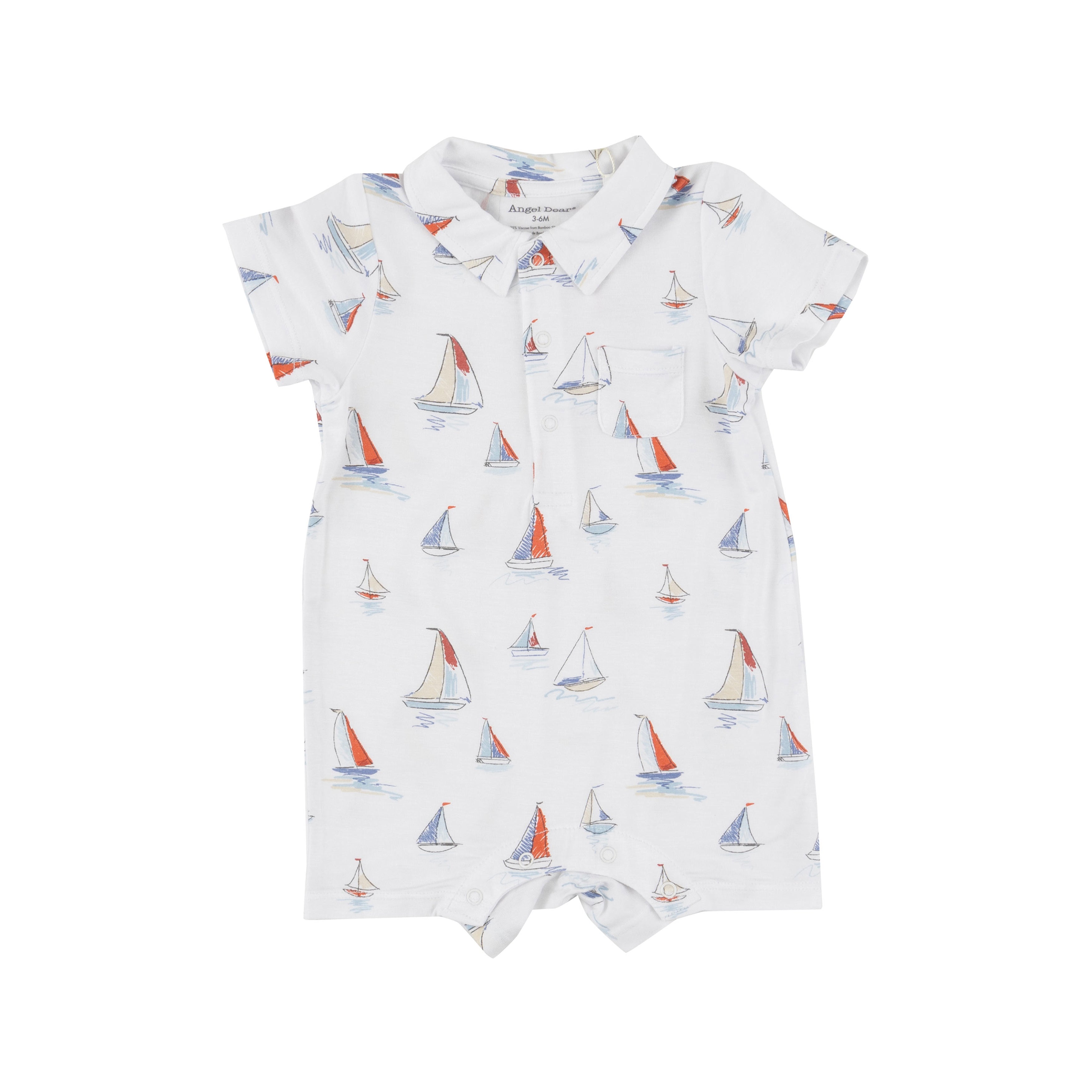 Polo Shortie - Sketchy Sailboats