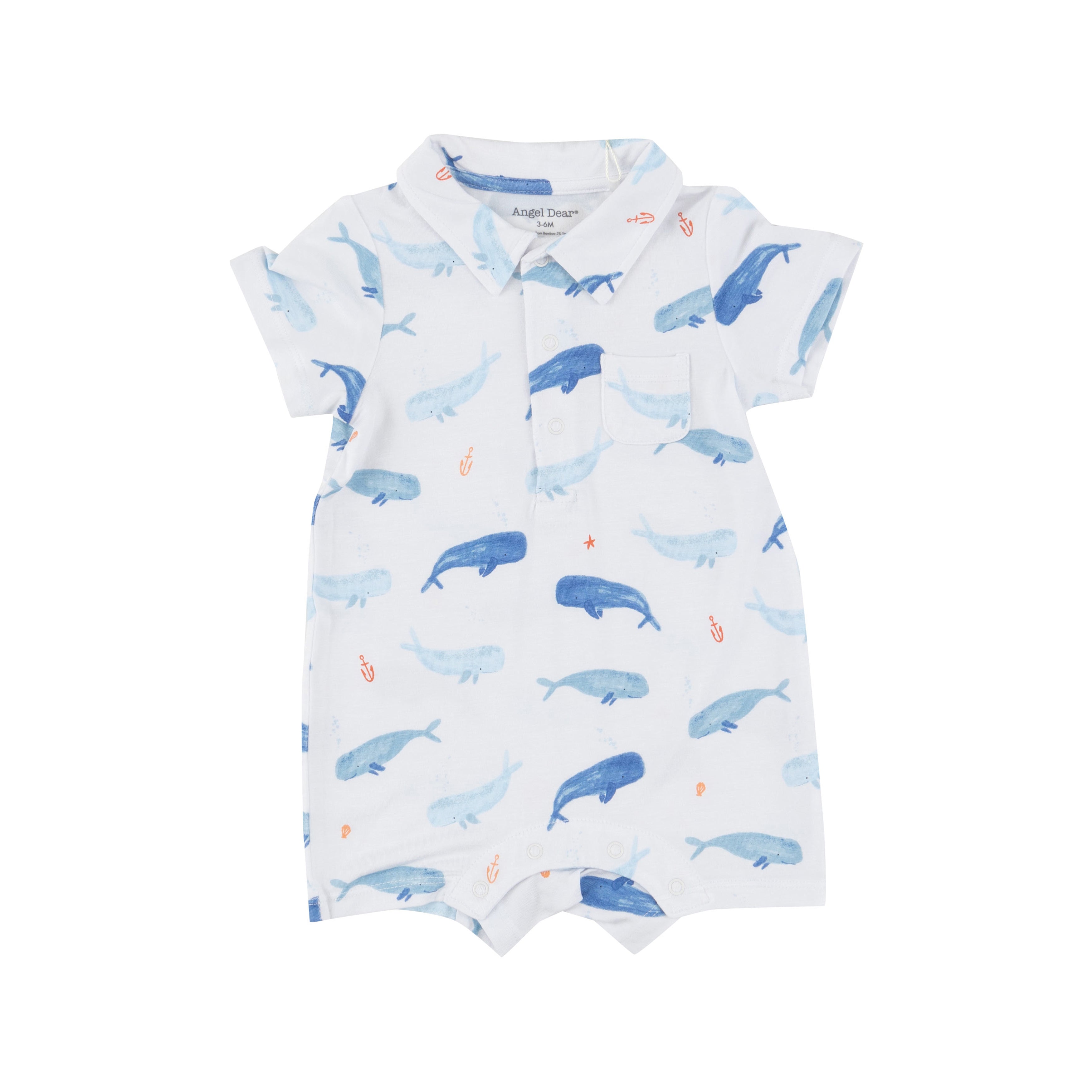 Polo Shortie - Whale Hello There
